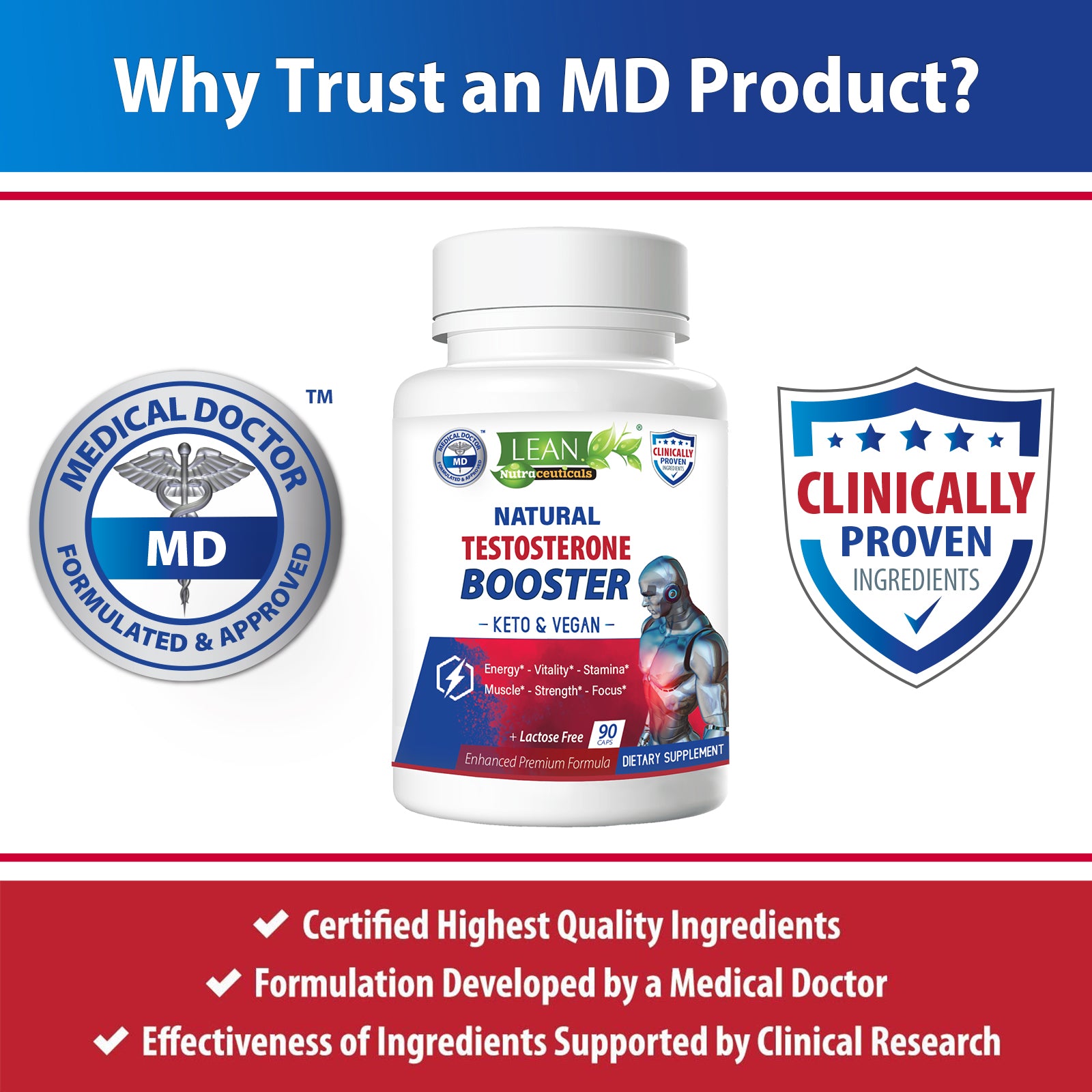 natural testosterone booster for men with clinically proven ingredients formulated and certified by md with maca root long jack male vitamins and minerals