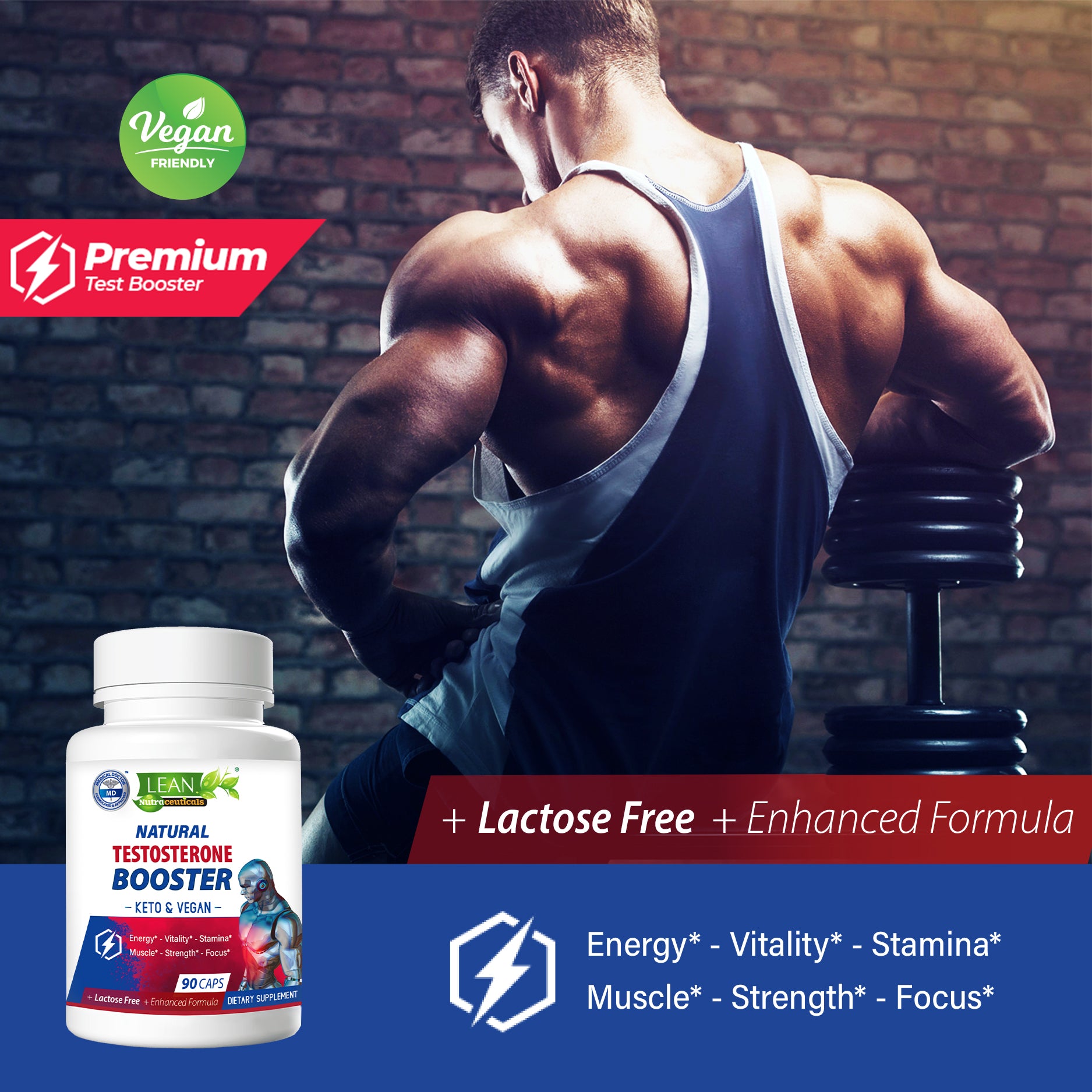 premium test boost for men vegan friendly to gain energy vitality stamina muscle strength and focus made in usa 100% natural