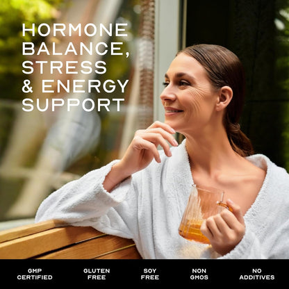 Passion - Balance & Desire Blend for Women 40+ | Hormone Balance | Herbal Adaptogen Formula | Maca & Ashwagandha | Cortisol Manager | Mood, Energy & Wellness Support | Berry Citrus Flavor | 30 Sticks