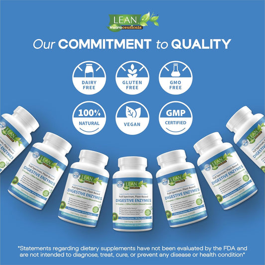 MD Certified Digestive Enzyme Supplements Plus 2 Billion Probiotics Plant Based Scientifically Formulated with 13 Enzymes