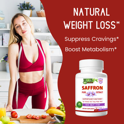 One Popular Natural Weight Loss Herb Saffron Pure Extract  Can Suppress Cravings Boost Metabolism and Burn Fat for Men and Women