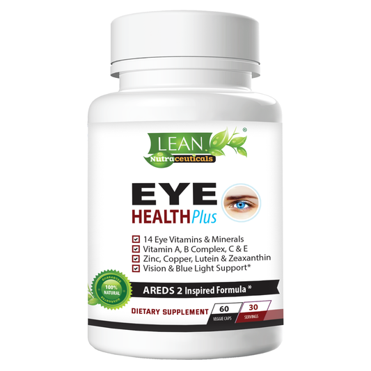 AREDS 2 formula eye health plus supplement with 14 eye vitamins and minerals zinc copper lutein zeaxanthin