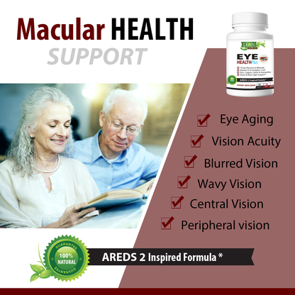 best supplement pills for macular health support eye aging vision acuity blurred vision wavy vision central vision peripheral vision for old men women