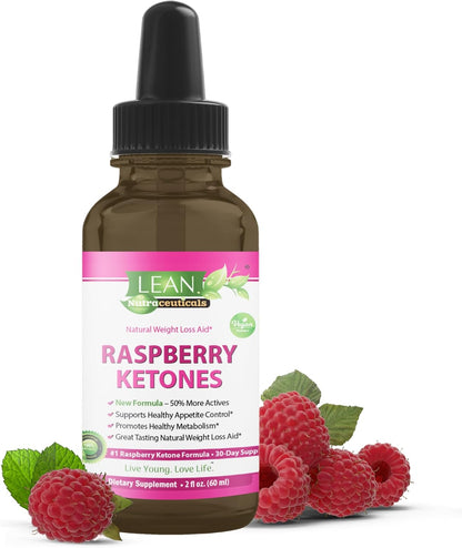 Liquid Raspberry Ketones Drops For Weight Managment and Fat Burning