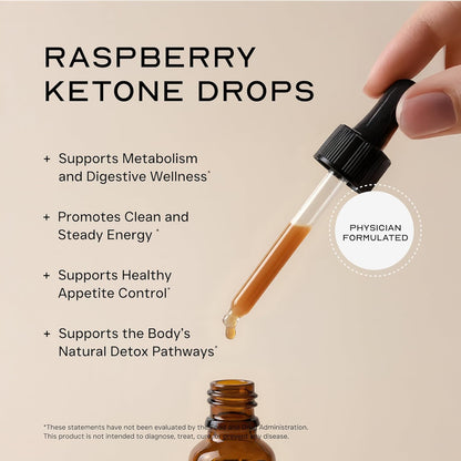 Liquid Raspberry Ketones Drops For Weight Managment and Fat Burning