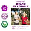 LEAN Nutraceuticals 12000mg organic milk thistle for healthy liver function