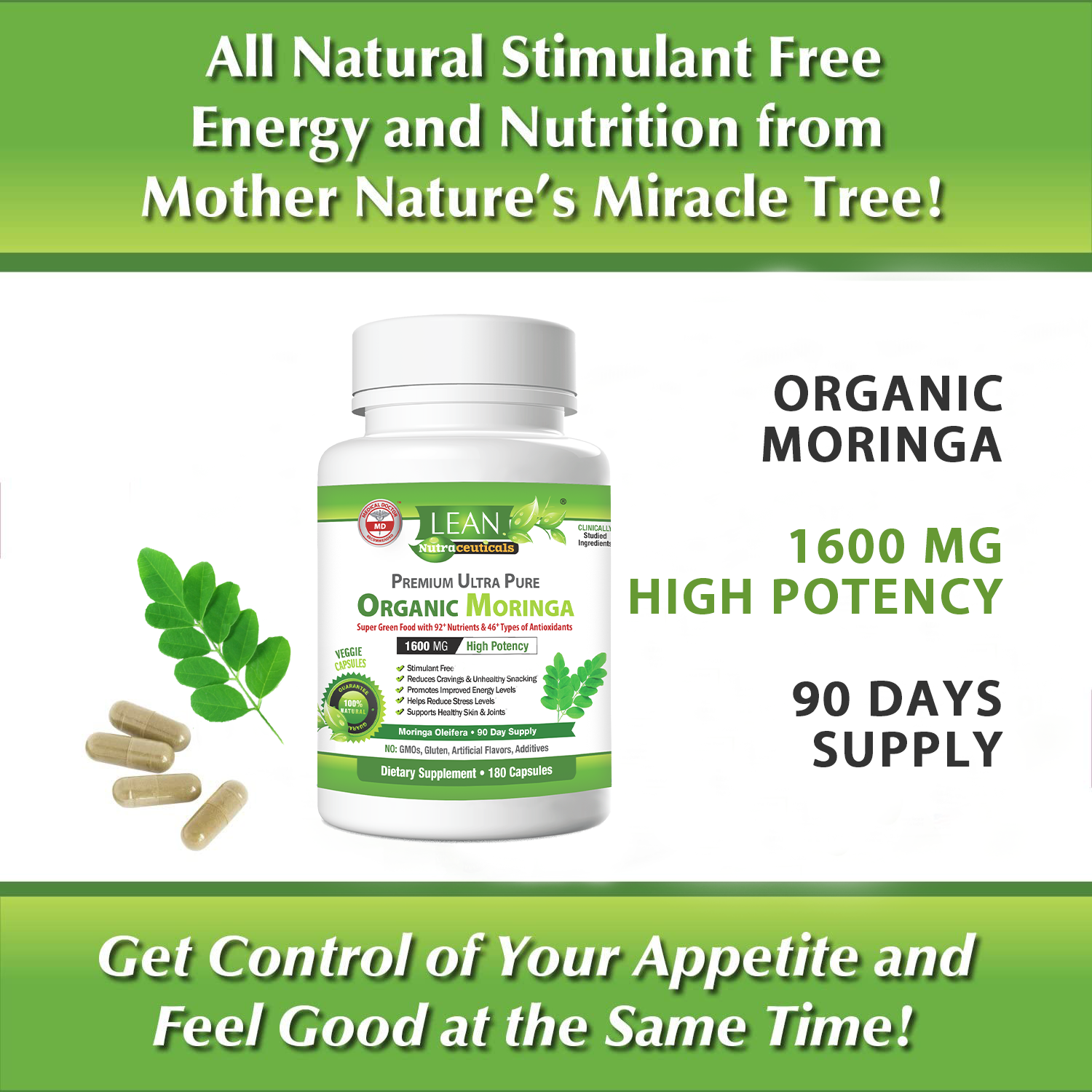 [Premium Quality 100% Pure Nutritional Supplements For Men & Women, Made in USA]-LEAN Nutraceuticals ™