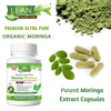 LEAN Nutraceuticals premium ultra pure organic moringa 180 caps