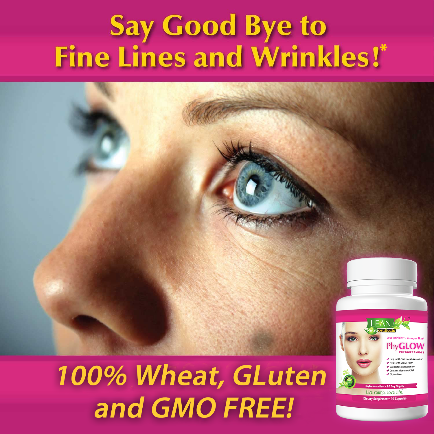 How to Remove Fine Lines and Wrinkls Recover from Sun Damage with Plant Based Phytoceramides Dietary Supplements from Yams