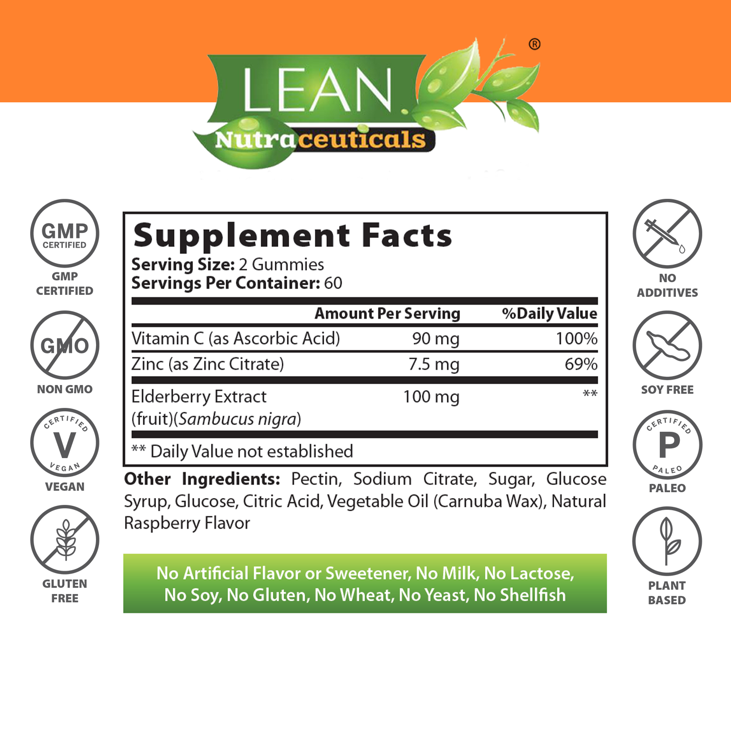 [Premium Quality 100% Pure Nutritional Supplements For Men & Women, Made in USA]-LEAN Nutraceuticals ™