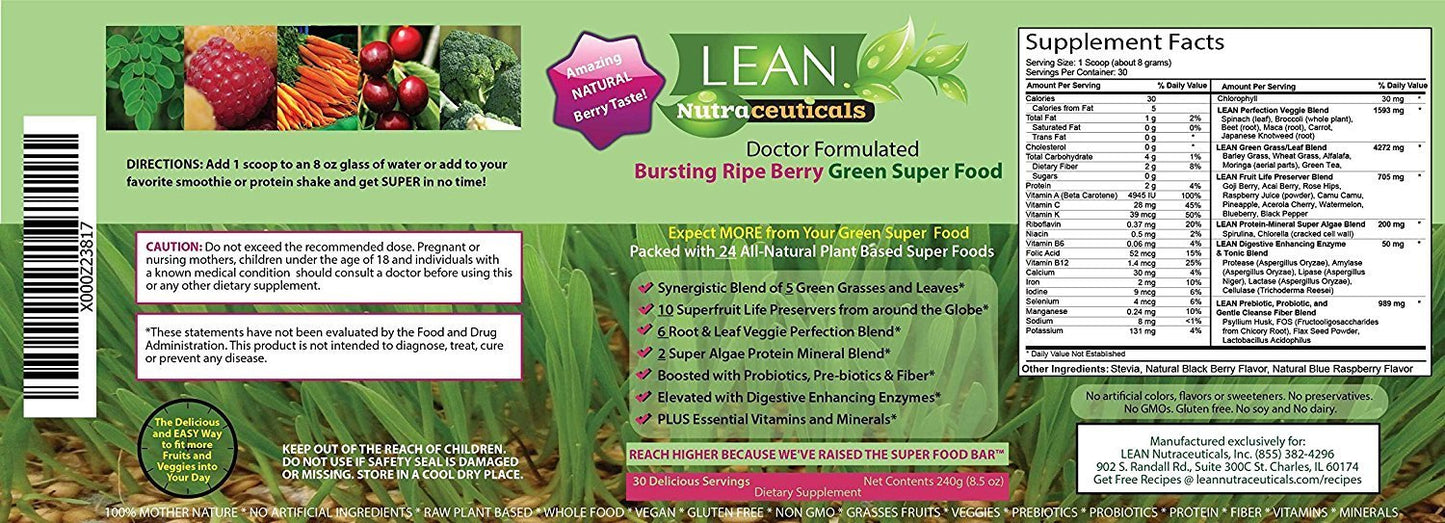 [Premium Quality 100% Pure Nutritional Supplements For Men & Women, Made in USA]-LEAN Nutraceuticals ™